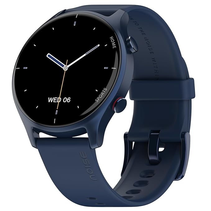 Noise Twist Bluetooth Calling Smart Watch with 1.38" TFT Biggest Display, Up-to 7 Days Battery, 100+ Watch Faces, IP68, Heart Rate Monitor, Sleep Tracking (Midnight Blue)