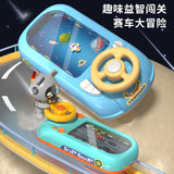 Children's Steering Wheel Simulator Driving Toy, Educational Electric Desktop Game Machine, Racing Adventure Gift Wholesale