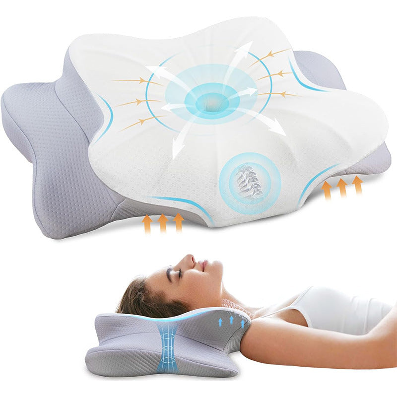 Ergonomic Memory Foam Cervical Pillow