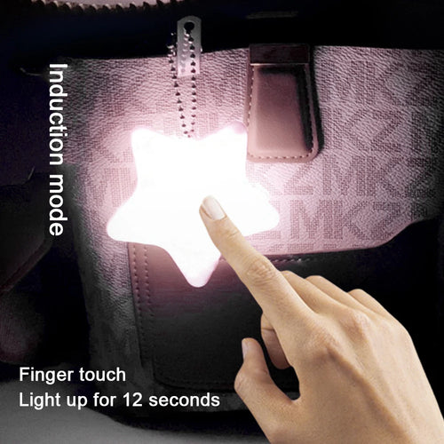 1/2/3PCS Purse Heart LED Light Handbag Lamp Automatic Motion Activated Purse Heart Shaped Light for Women Bah Purse Charm