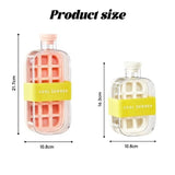 500/800ML Ice Cube Tray With Straw 2 In 1 Ice Cube Bottle Portable Silicone Ice Cube Maker Reusable Icecup Ice Cube Mold Tool