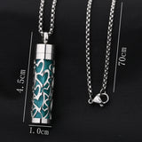 Aromatherapy Necklace Stainless Steel Diffuser Necklace Aroma Diffuser Locket Perfume Essential Oil Diffuser Pendant Necklace