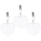 1/2/3PCS Purse Heart LED Light Handbag Lamp Automatic Motion Activated Purse Heart Shaped Light for Women Bah Purse Charm