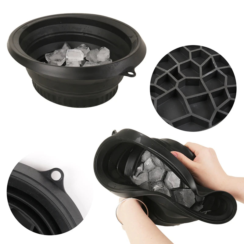 Large Bowl For Face Ice Bath Foldable Ice Bath Bowl Silicone Bowl For Dipping Face Ice Bath Ice Bath At Home