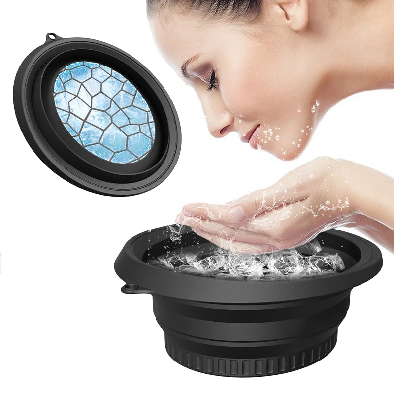Large Bowl For Face Ice Bath Foldable Ice Bath Bowl Silicone Bowl For Dipping Face Ice Bath Ice Bath At Home