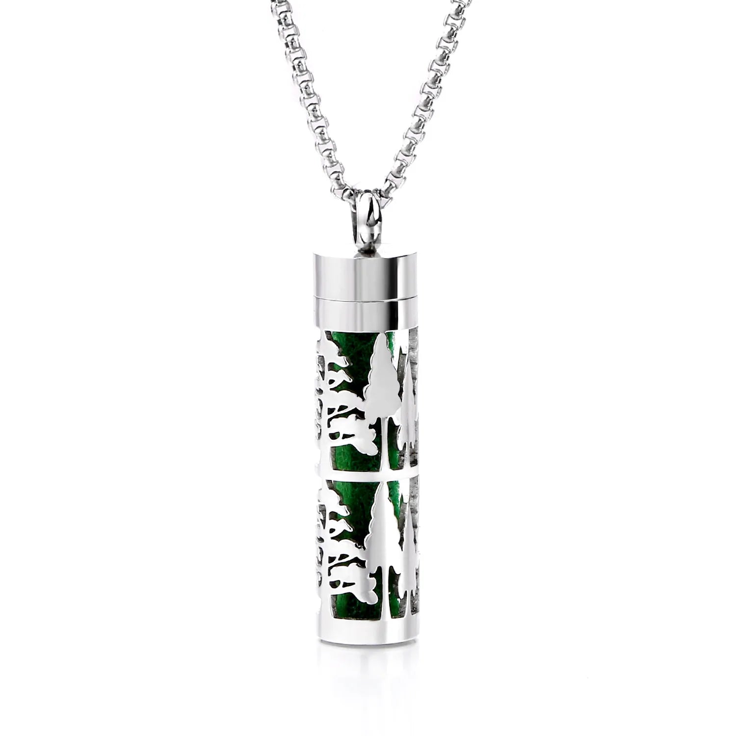 Aromatherapy Necklace Stainless Steel Diffuser Necklace Aroma Diffuser Locket Perfume Essential Oil Diffuser Pendant Necklace