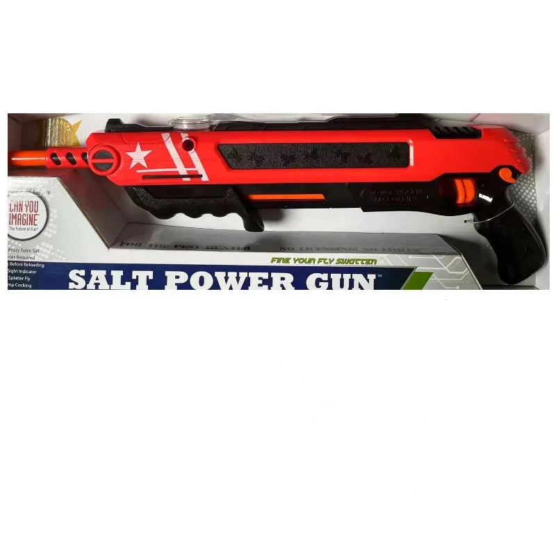 3.0 New Laser Aiming Salt Gun Fly Killer Toy Flie Shooting Accurate Aiming Mosquito Adult Simulation Game Toys Children Gift