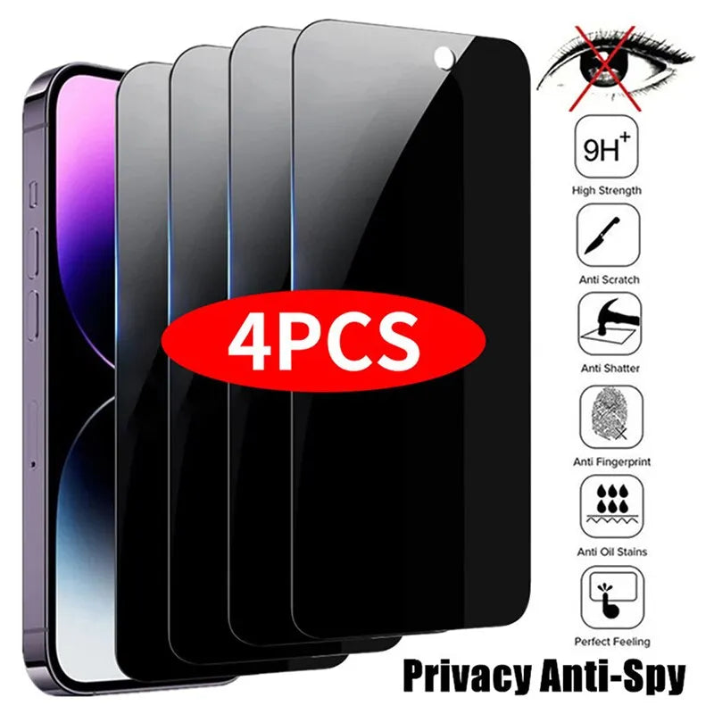 Privacy Screen Protector - 4PCS, For iPhone