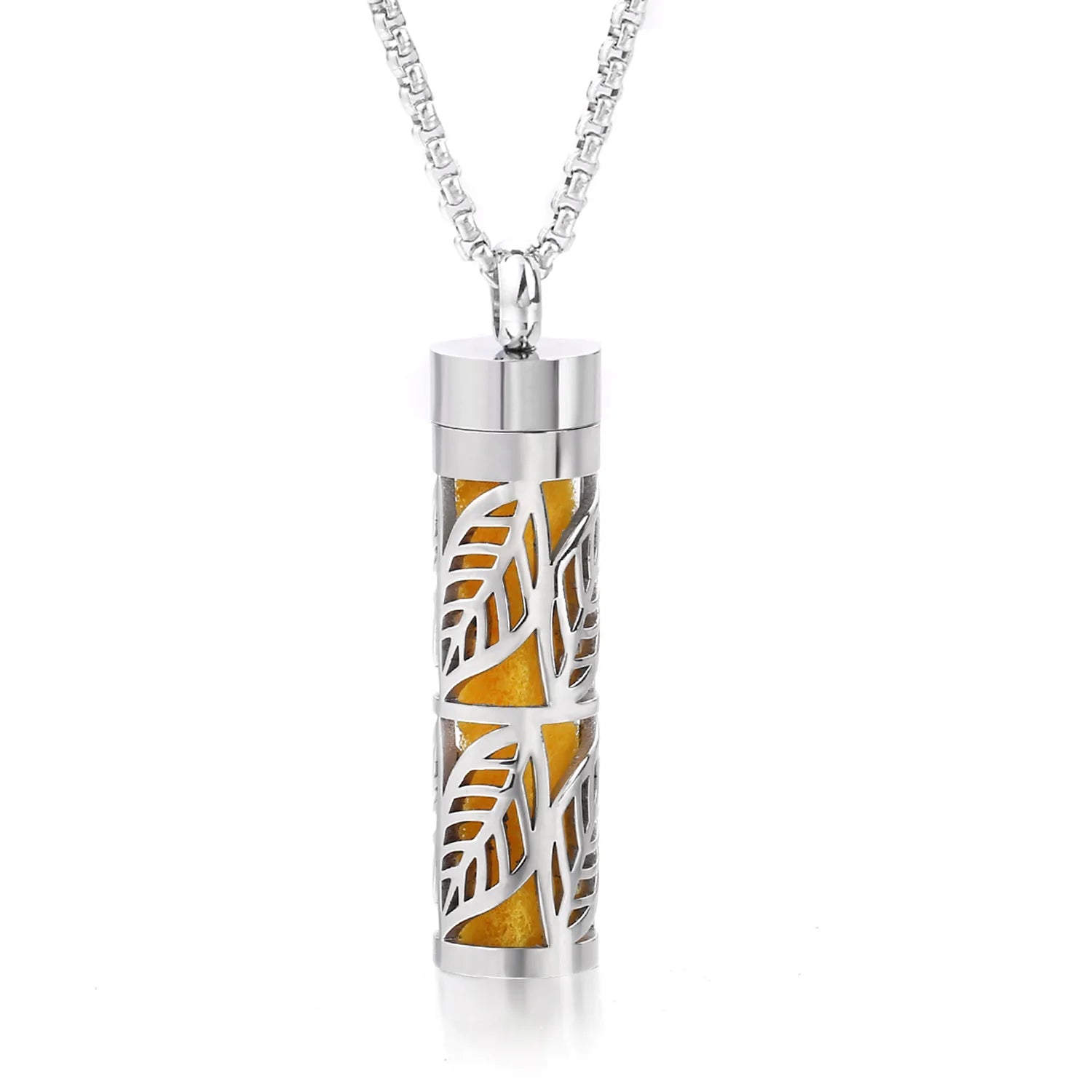Aromatherapy Necklace Stainless Steel Diffuser Necklace Aroma Diffuser Locket Perfume Essential Oil Diffuser Pendant Necklace