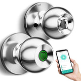 CIEPOJIET Fingerprint Lock for Tuya Smart Lock with Bluetooth Door Lock Keyless Entry with Fingerprint and Tuya App