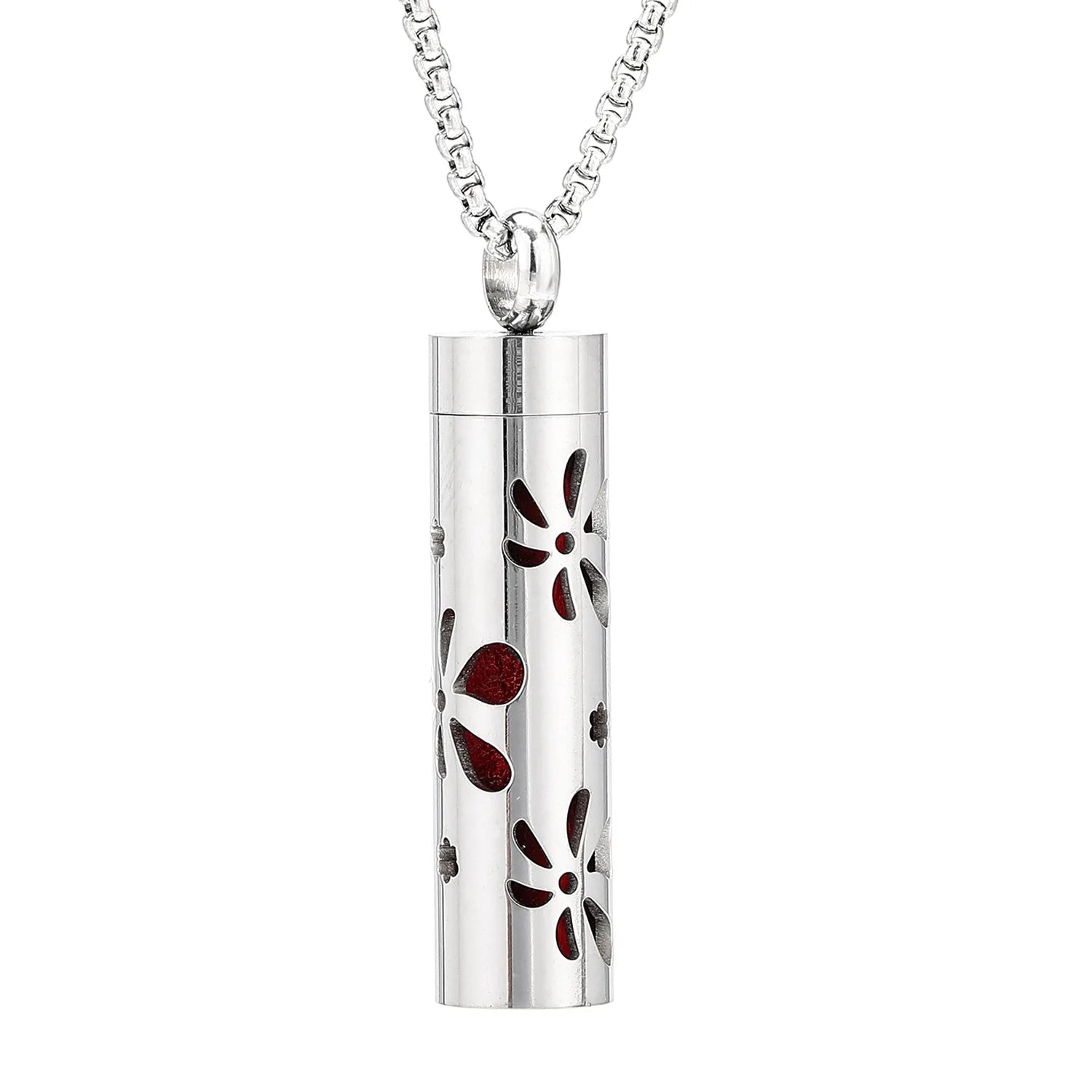 Aromatherapy Necklace Stainless Steel Diffuser Necklace Aroma Diffuser Locket Perfume Essential Oil Diffuser Pendant Necklace