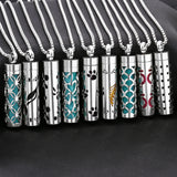 Aromatherapy Necklace Stainless Steel Diffuser Necklace Aroma Diffuser Locket Perfume Essential Oil Diffuser Pendant Necklace