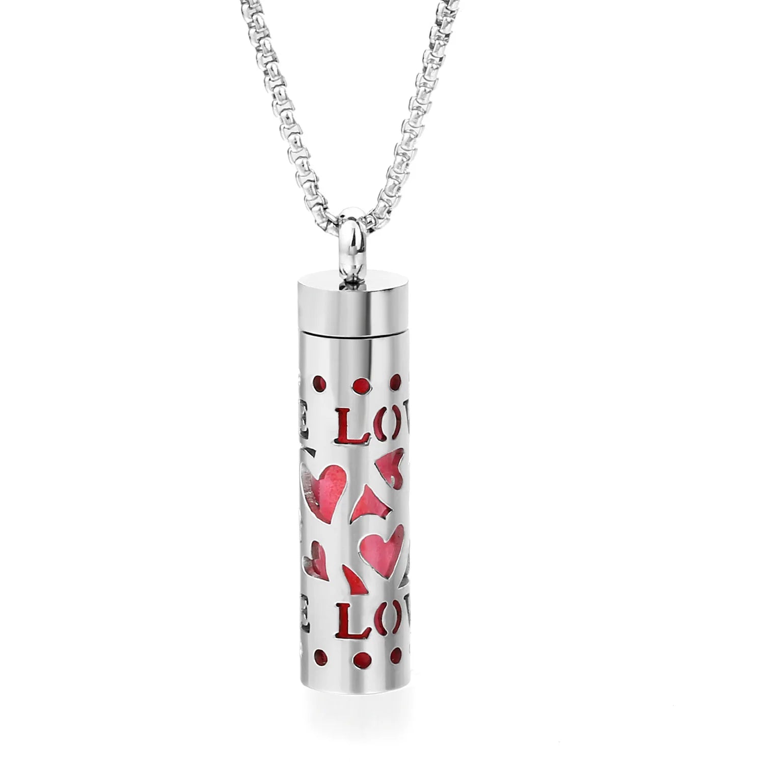 Aromatherapy Necklace Stainless Steel Diffuser Necklace Aroma Diffuser Locket Perfume Essential Oil Diffuser Pendant Necklace