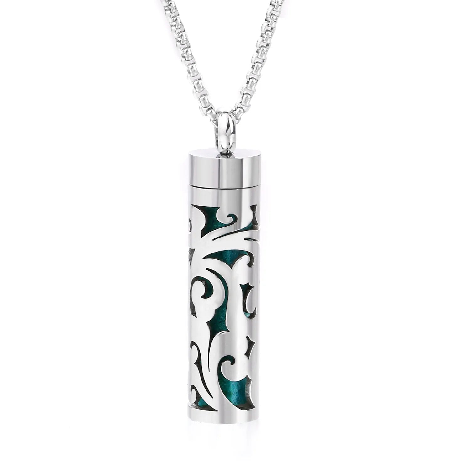 Aromatherapy Necklace Stainless Steel Diffuser Necklace Aroma Diffuser Locket Perfume Essential Oil Diffuser Pendant Necklace