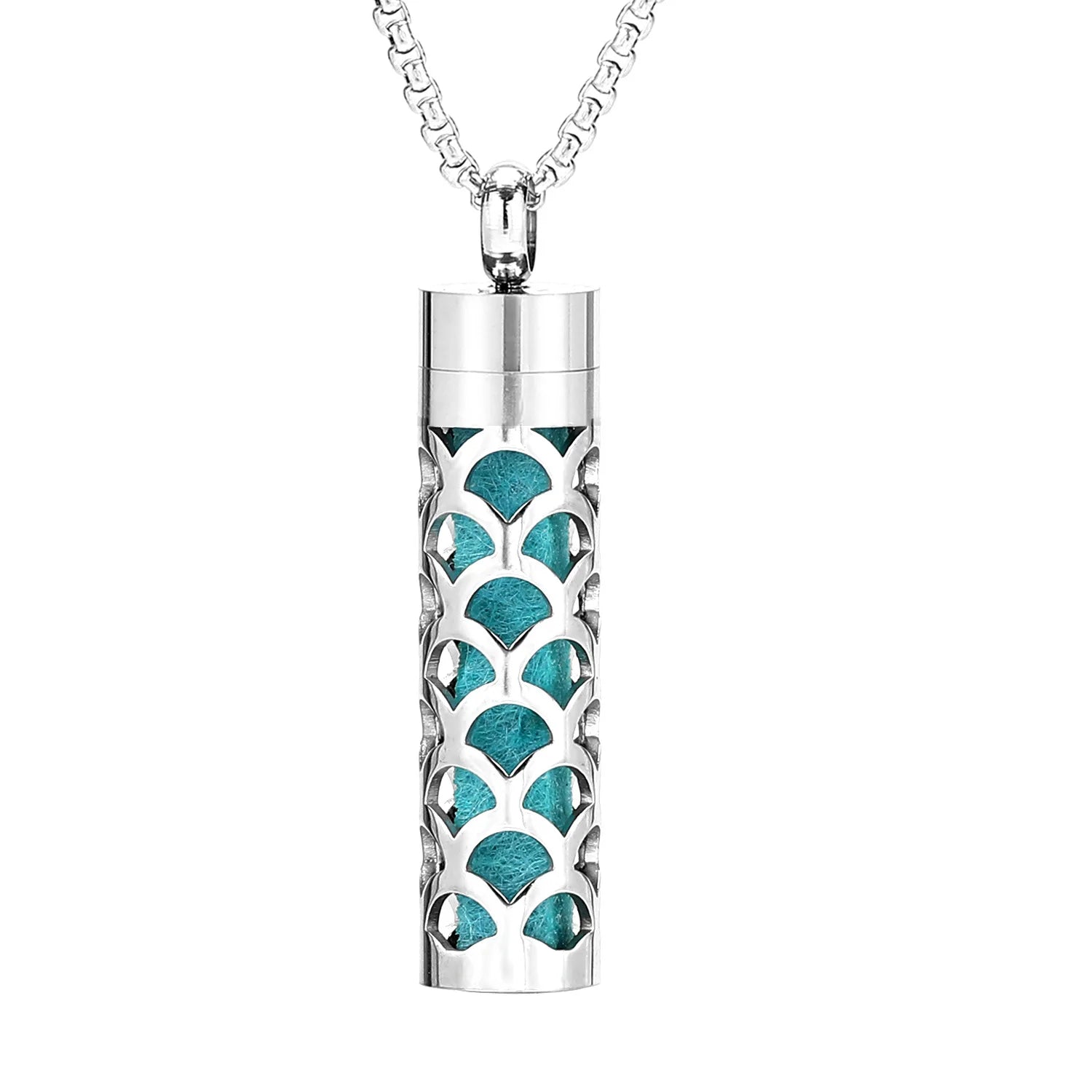 Aromatherapy Necklace Stainless Steel Diffuser Necklace Aroma Diffuser Locket Perfume Essential Oil Diffuser Pendant Necklace
