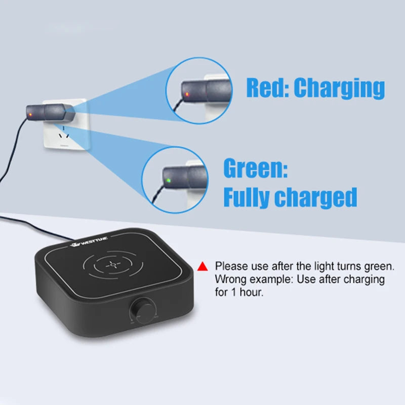 Westtune Lab USB Magnetic Stirrer 3000RPM, 5W Brushless Motor, Rechargeable/Silent for Chemical/Experimental, Long Runtime