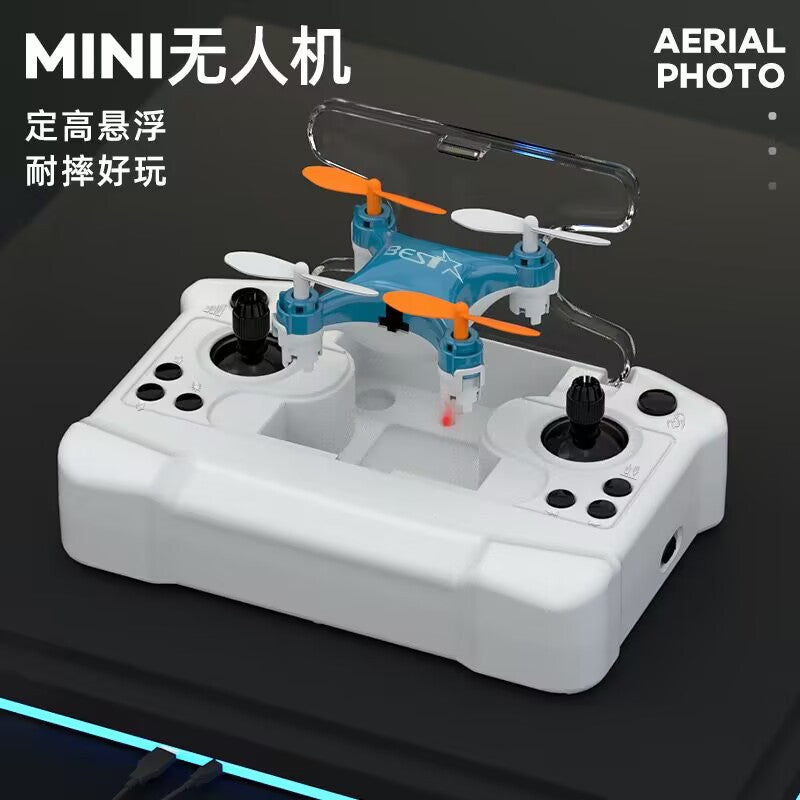Mini Drone Small Pocket Remote Control Aircraft Altitude-Holding Quadcopter Small Gift Desktop