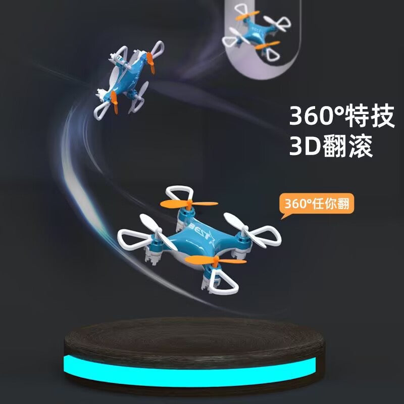 Mini Drone Small Pocket Remote Control Aircraft Altitude-Holding Quadcopter Small Gift Desktop