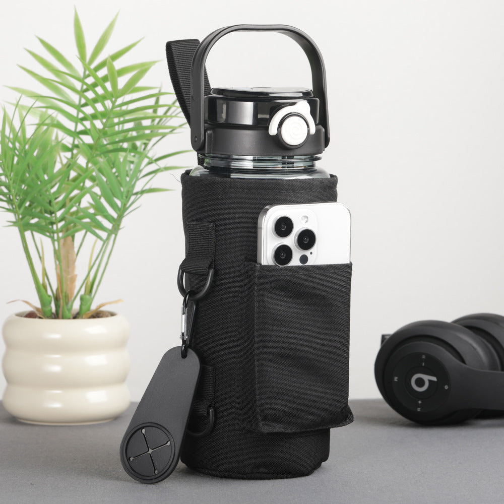 Magnetic Water Bottle Cover Strong Magnet Gym Bottle Bag Outdoor Sports Crossbody Bottle Cover