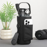 Magnetic Water Bottle Cover Strong Magnet Gym Bottle Bag Outdoor Sports Crossbody Bottle Cover