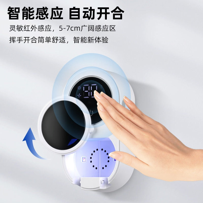Popular Smart Home Double Automatic Sensor Toothbrush Disinfection Box Uvc Ultraviolet Sterilization Circulating Air Drying
