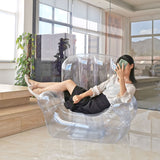 Internet Celebrity Transparent Ins Style Inflatable Queen Sofa European Style Art Single Chair(pack of 2) Creative Photography Props Factory Outlet